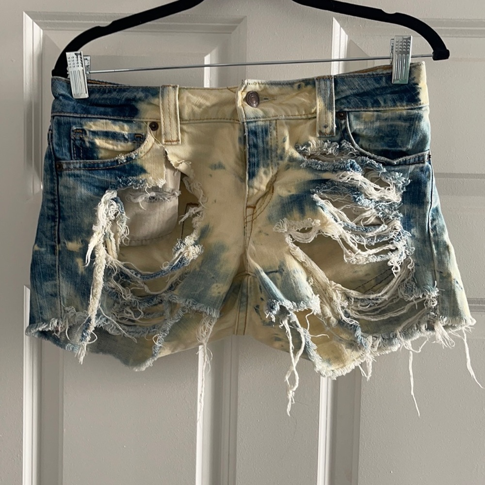 The Gap Custom Distressed Bleached Shorts